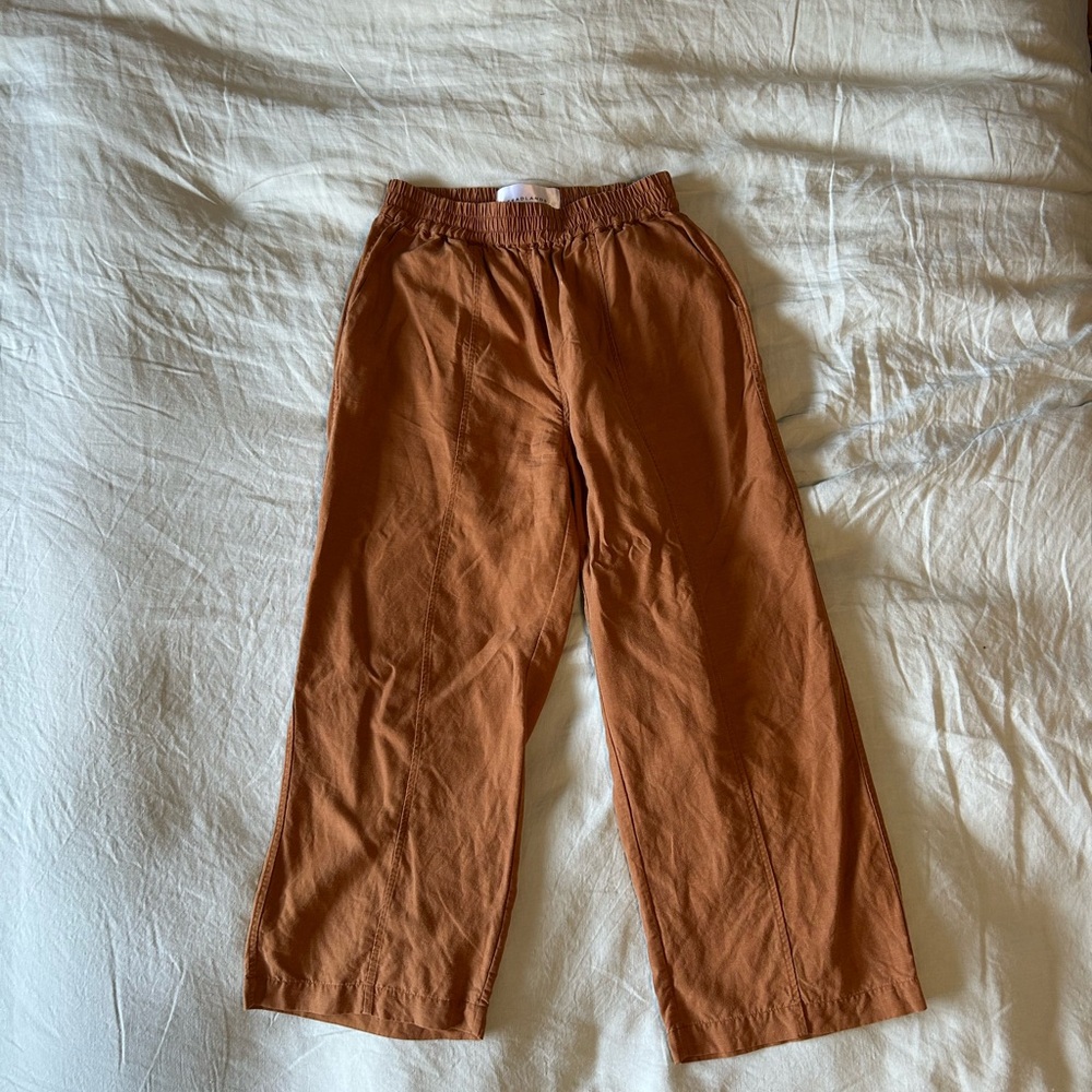 Tradlands Women's Tencel Pants in Rust
